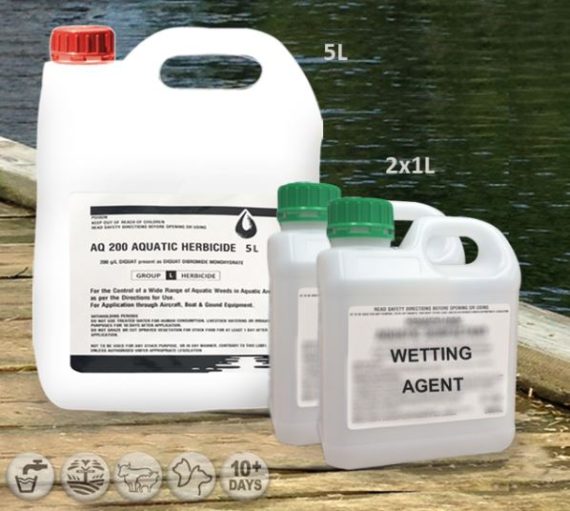 AQ200 Aquatic Herbicide and Wetting Agent